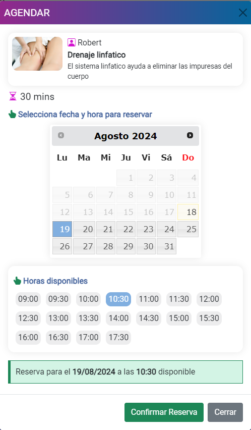 como funciona agendar